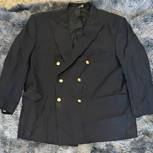 Jos. A. Bank Navy Blazer with Gold Accents